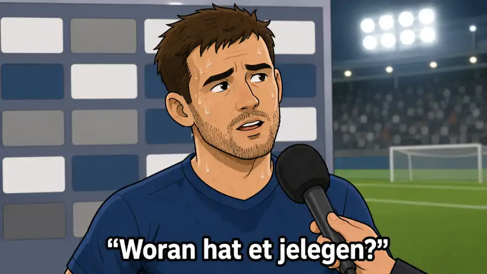 Woran hat et jelegen?
